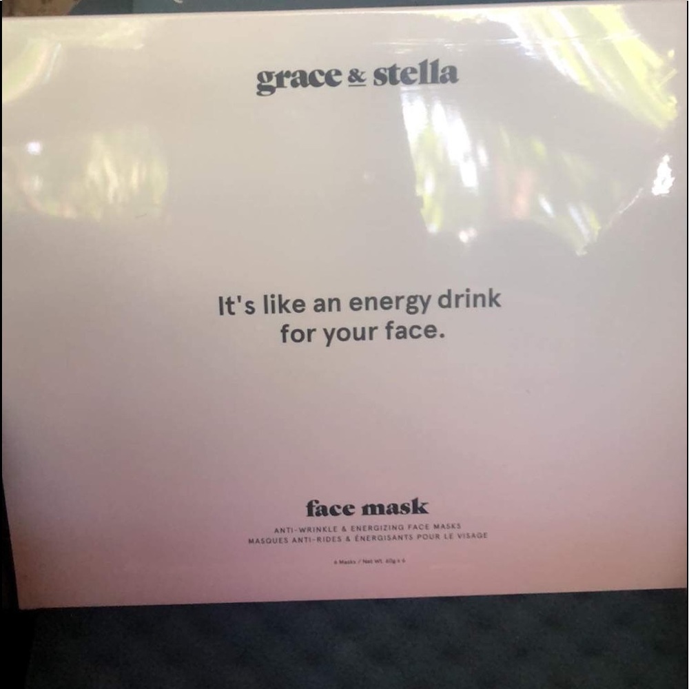 Grace & Stela anti-wrinkle sheet face mask🧖🏼‍♀️